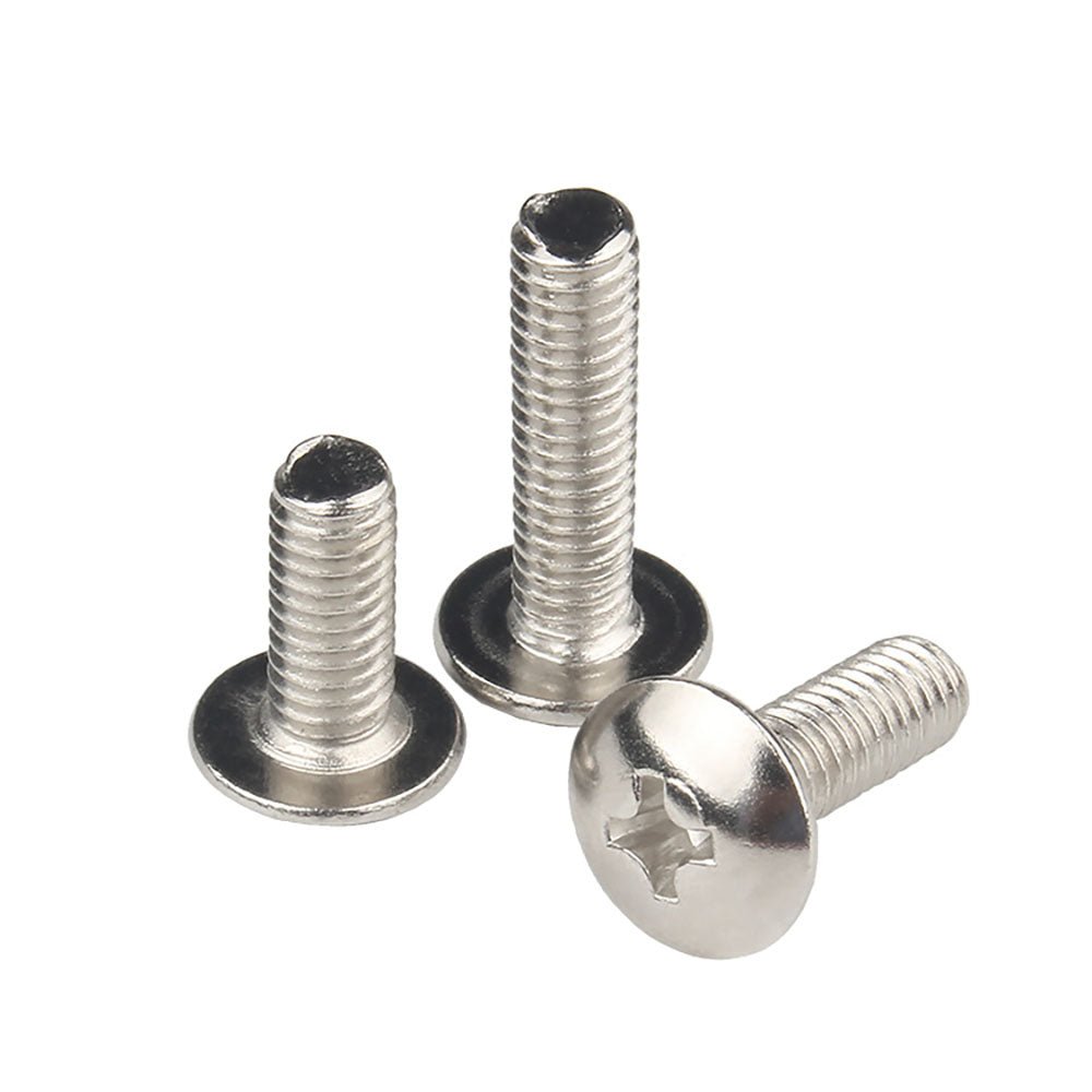 Phillips Truss Head Machine Screw Carbon Steel Nickel Plated M4 M5 M6 - HomeDIYer