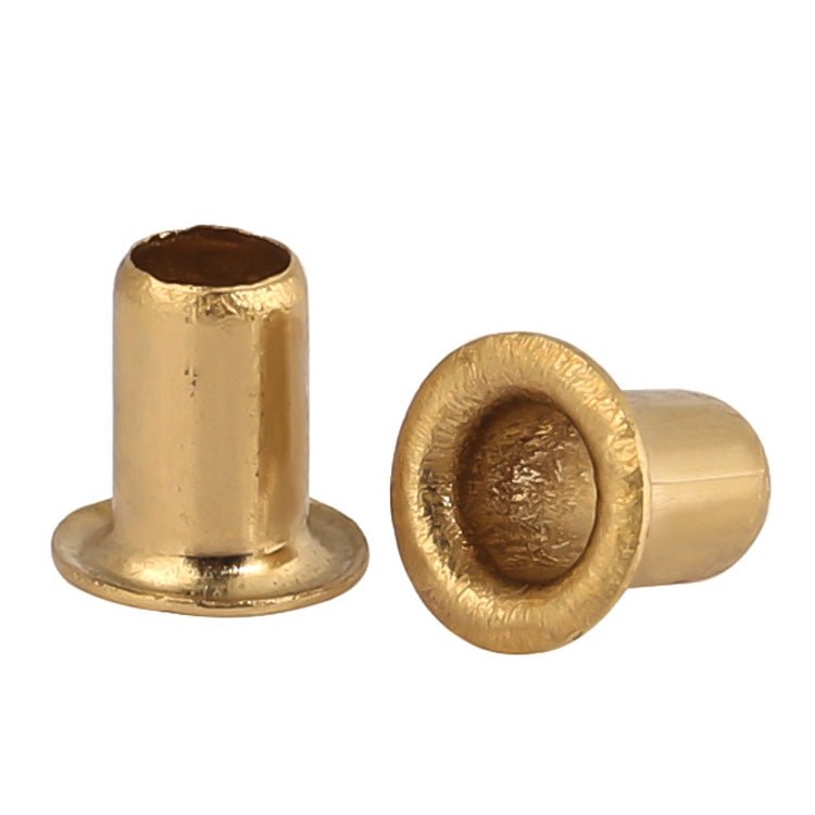 10Pcs Brass M3.5 M5 M6 Hollow Rivet Copper Chicken Eye Circuit Board PCB Nail Through - Hole Tubular Rivet - HomeDIYer