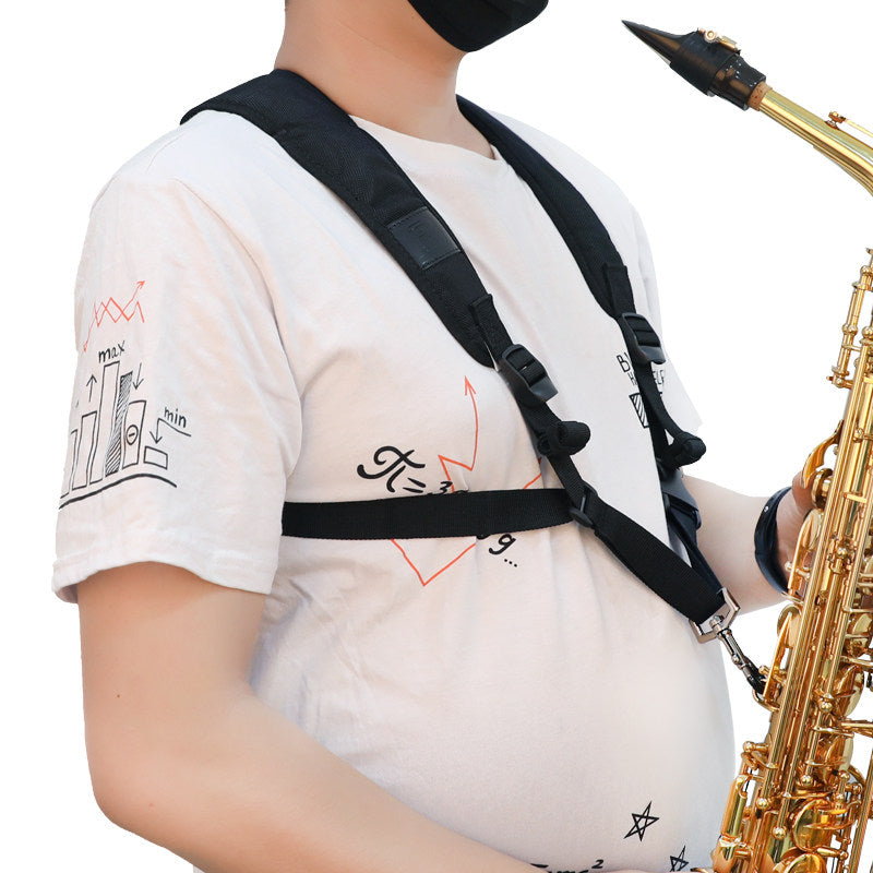 Pulutai PROTEC A306 Ergonomic Saxophone Double Shoulder Strap - Neck Relief, Breathable, 2 Sizes