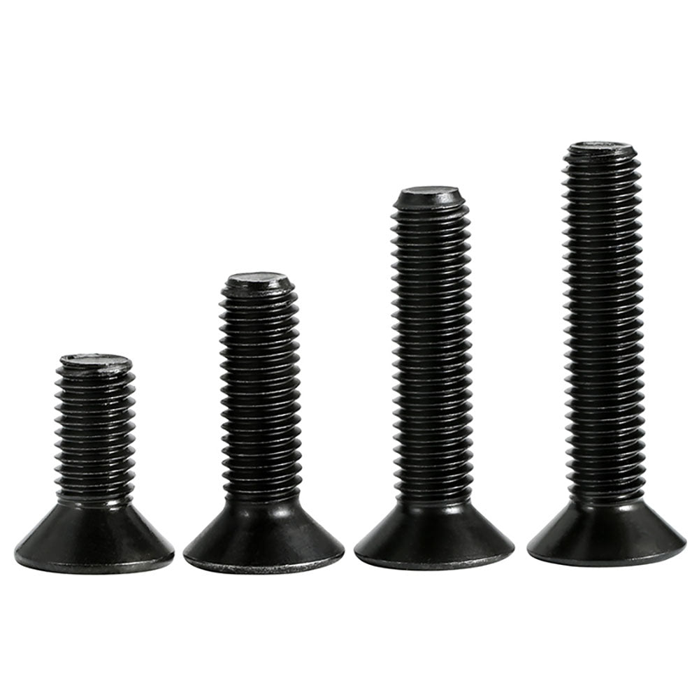 M1.6 M2 M2.5 M3 M4 M5 Black Socket Countersunk Allen Head Bolts Grade 12.9 carbon steel Socket Screws - HomeDIYer