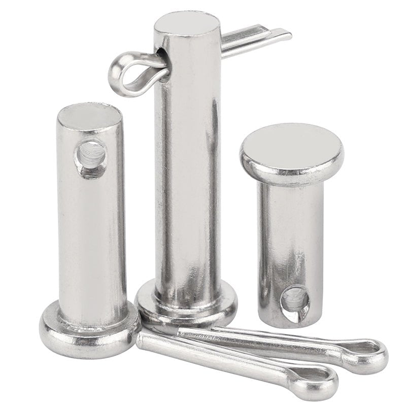 Clevis Pin with Hole 304 Stainless Steel M3 M4 M5 M6 M8 - HomeDIYer