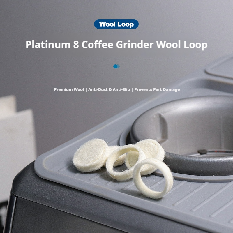 Breville Grinder Upper Burr Felt Washer – Anti-Vibration Seal Ring for Barista Express & Smart Grinder Pro