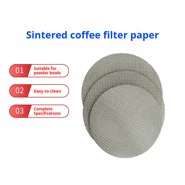 316 Stainless Steel Sintered Coffee Filter Screen – Multi‑Layer Diffusion Plate for Espresso Machines