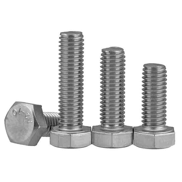 M18 - M24 304 Stainless Steel Fully Threaded Hex Bolts Set - HomeDIYer