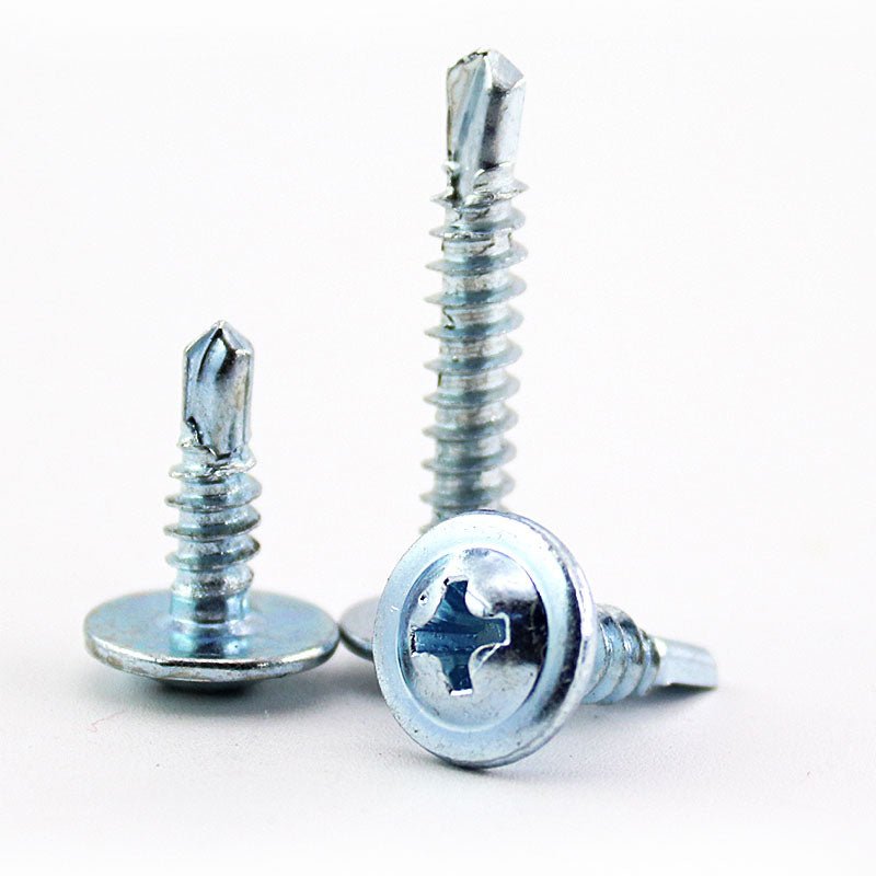 Carbon Steel Galvanized Phillips Flanged Button Head Drilling screws M4.2 - M4.8 - HomeDIYer