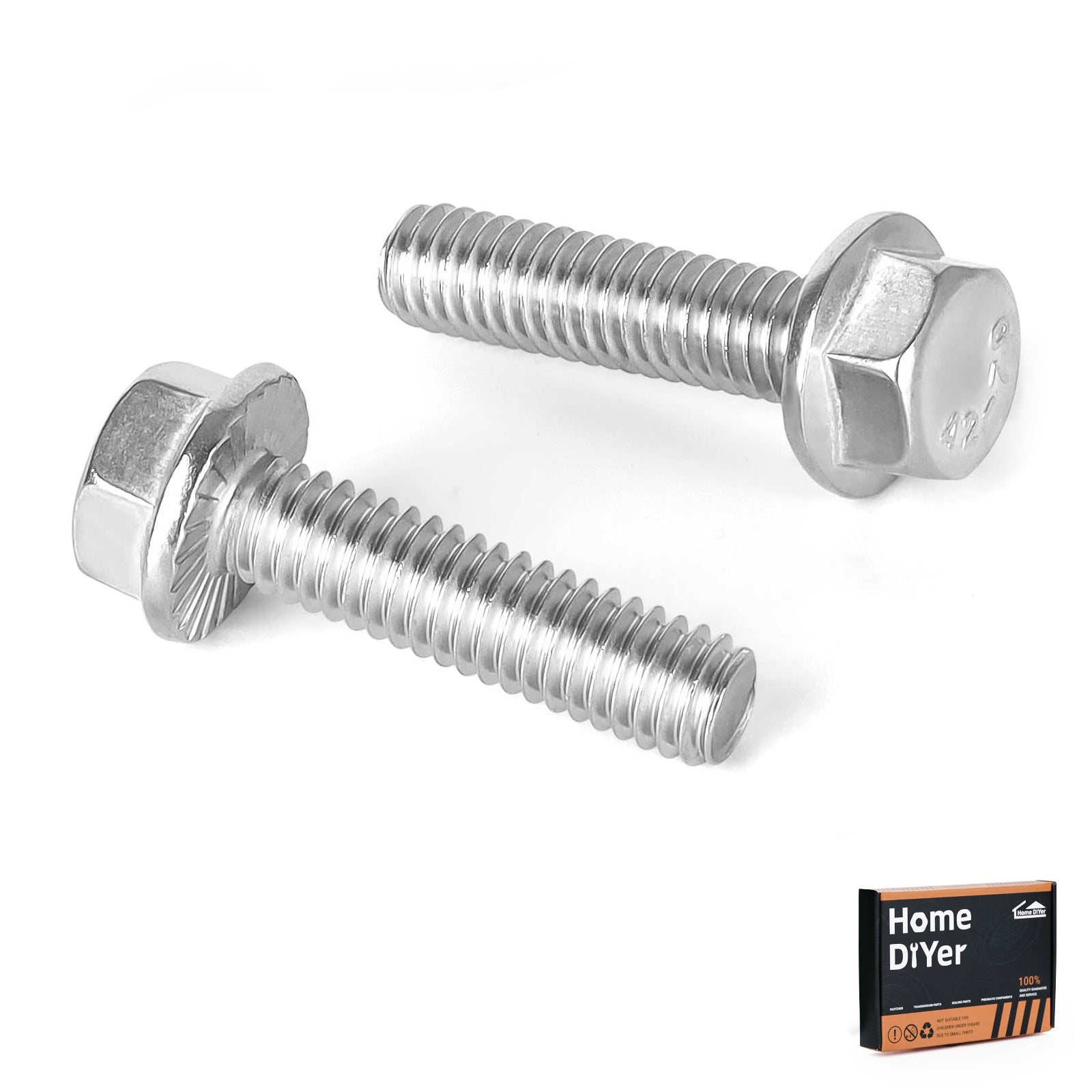 A2 Stainless Steel Flanged Hexagon Head Bolts – Flange Hex Screws M5 to M10 | Fully Threaded