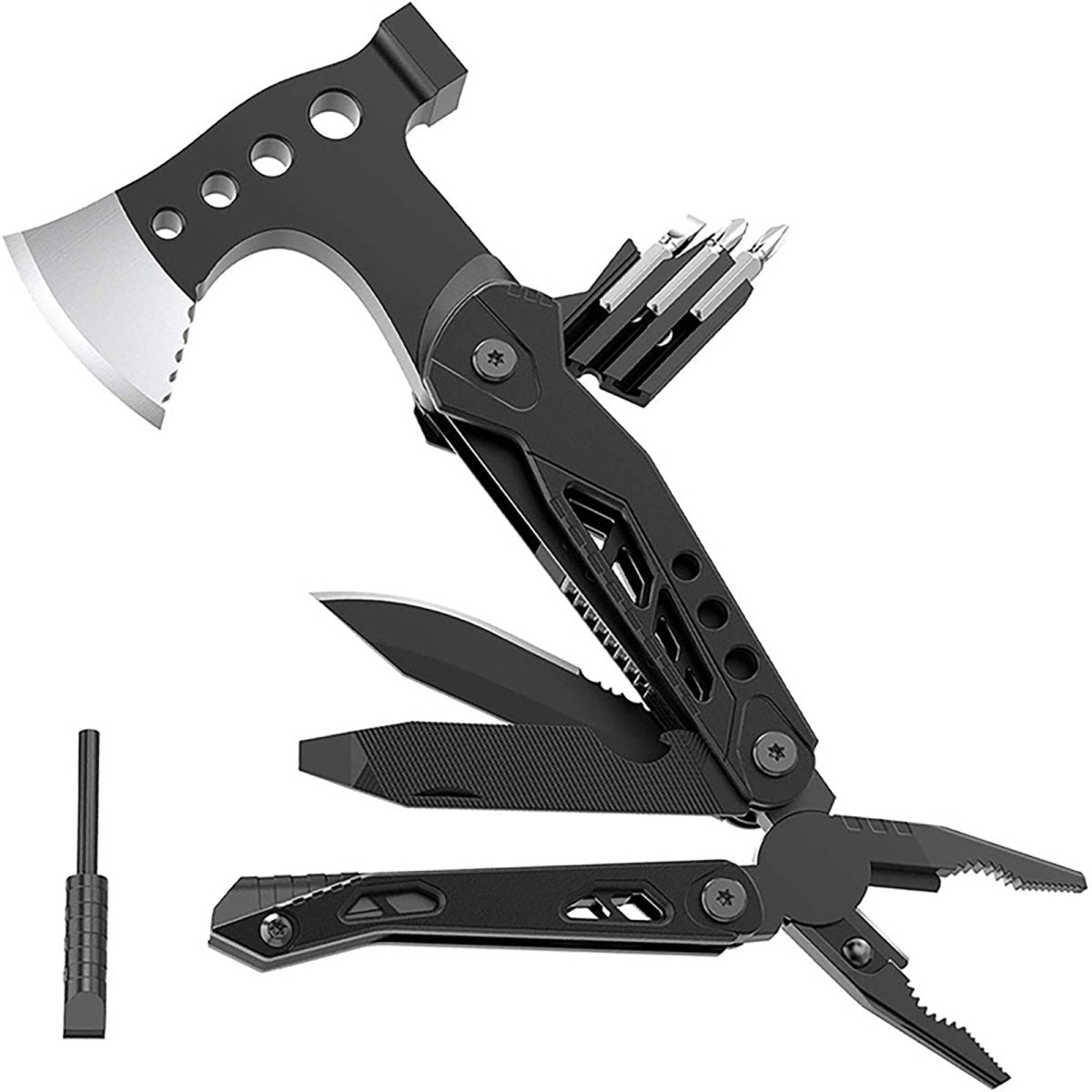 10 in 1 Multitools Camping Outdoor survival multi - purpose axe camping hiking axe hammer - HomeDIYer