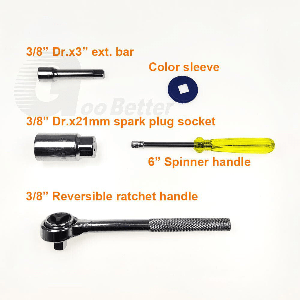 40x Professional 1/4"&3/8" Socket Wrench Tool Kit Metric Imperial Ratchet Bolts - HomeDIYer