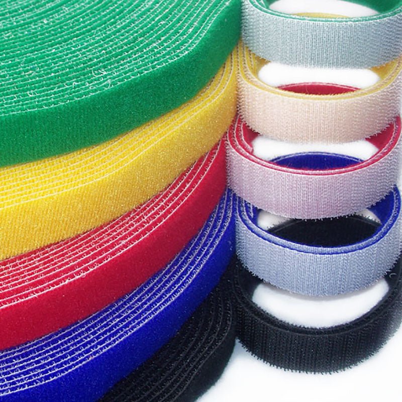 20mm Strong Adhesive Cable Ties Strap Reusable Hook Loop Tape Wrap Tie 6 Color - HomeDIYer