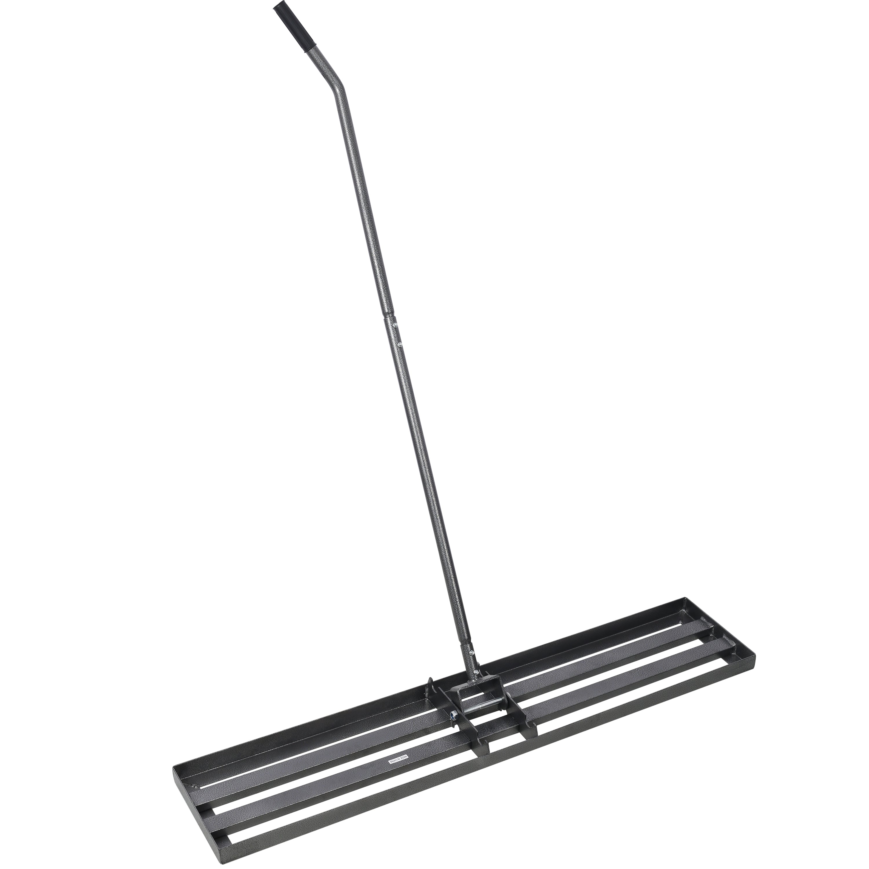 Lawn Leveling Rake, 48"x10" lawn Leveling Tool, Heavy Duty Effort Saving Lawn Level Tool, 7FT Steel Handle Lawn Leveler for Yard Garden Golf Course, Ease Level Soil Sand Dirt Surfaces and Fertilizer