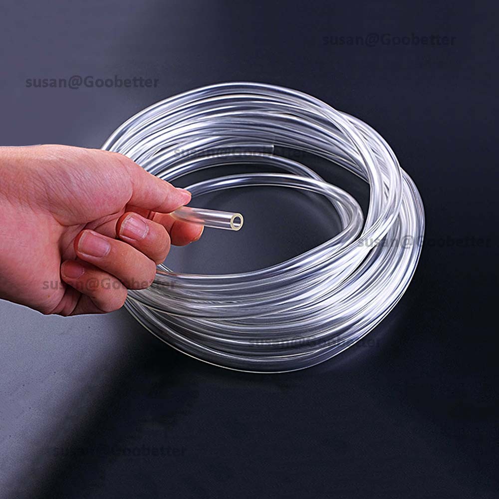 Clear Flexible PVC Tubing — Plastic Hose for Air, Water, Aquarium & Pond