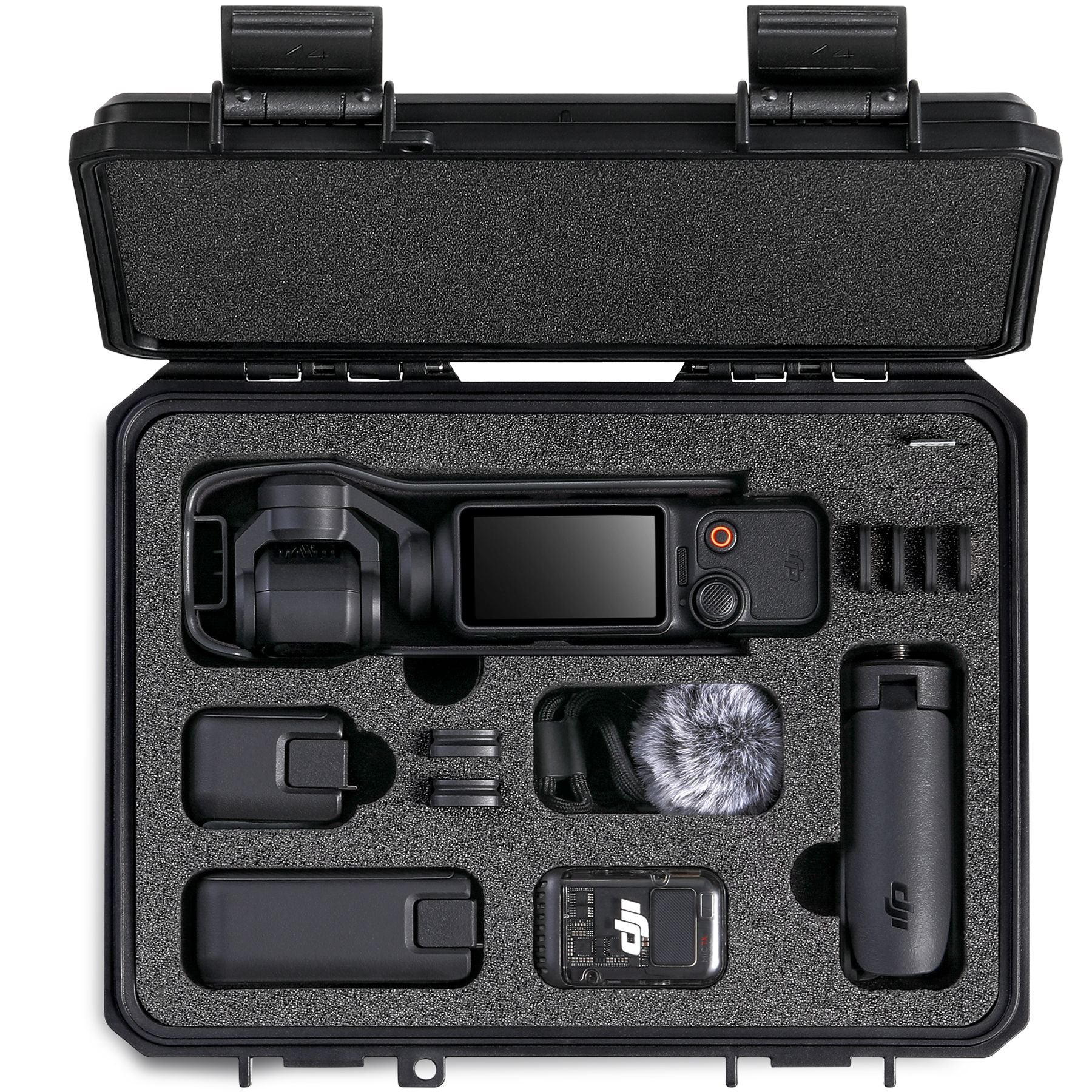 DJI Pocket 3 Waterproof Hard Case, IP67 Shockproof PP Storage Box for OSMO Camera, 1-Layer or 2-Layer