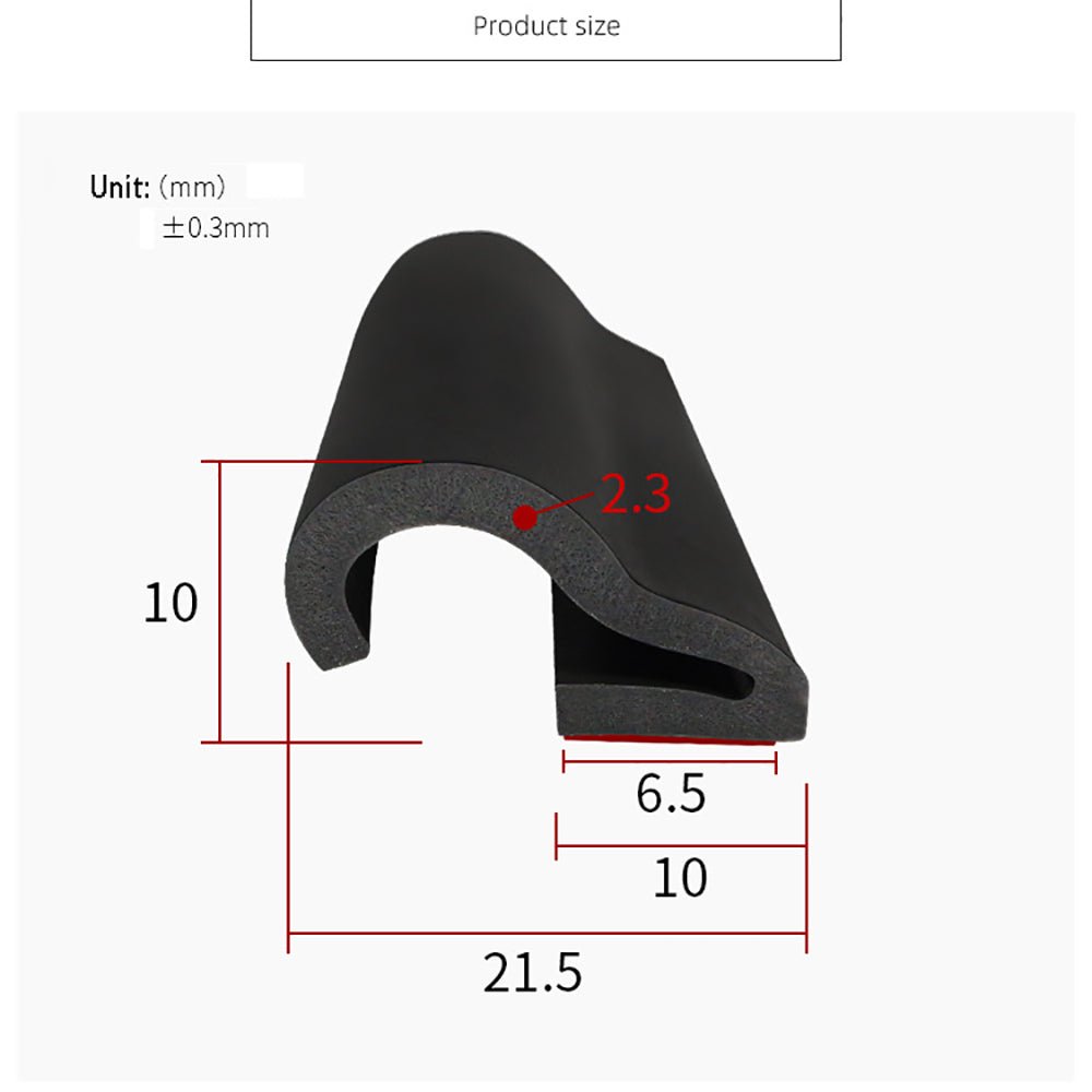 Self - Adhesive PU Silicone Seam Seal Tape Doors - HomeDIYer