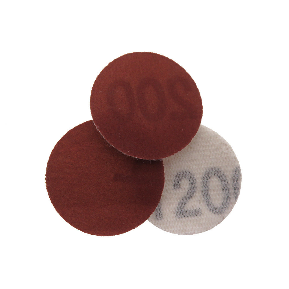 Round Dry Wet Sanding Disc Sandpaper Hook Loop Red 1 inch 25mm 60-2000 Grit