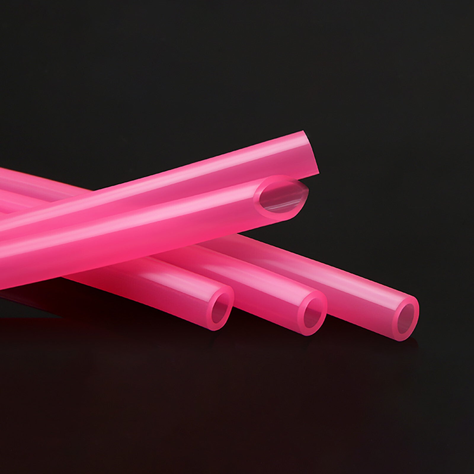 Pink Silicone Tube Hose Pipe Food Grade Soft Rubber Flexible Tubing 2mm-8mm