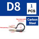 Unlined P Clips 4mm - 50mm Hose Conduit Tubing Cable Holder Insulating hose clamp - HomeDIYer