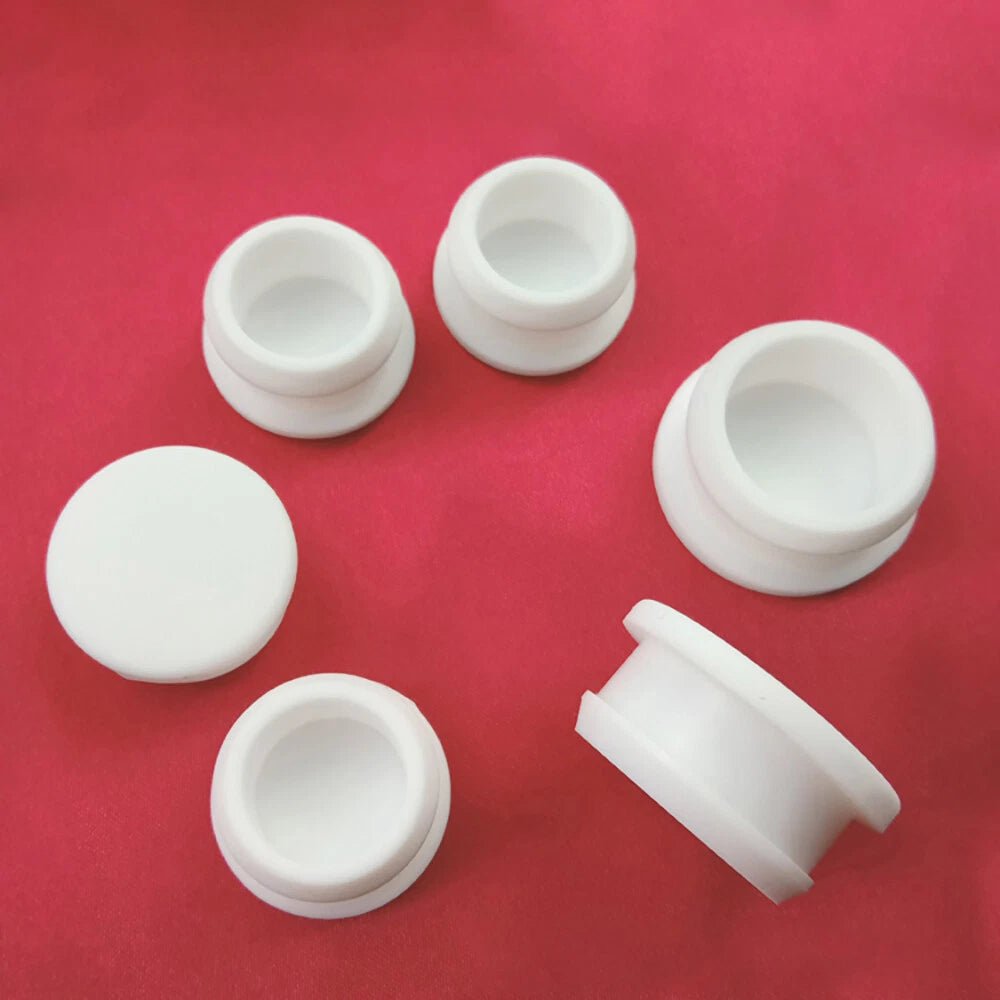 White Snap - On Hole Plug Silicone Rubber Blanking Seal Bung Pipe Tube 2.5mm - 60mm - HomeDIYer