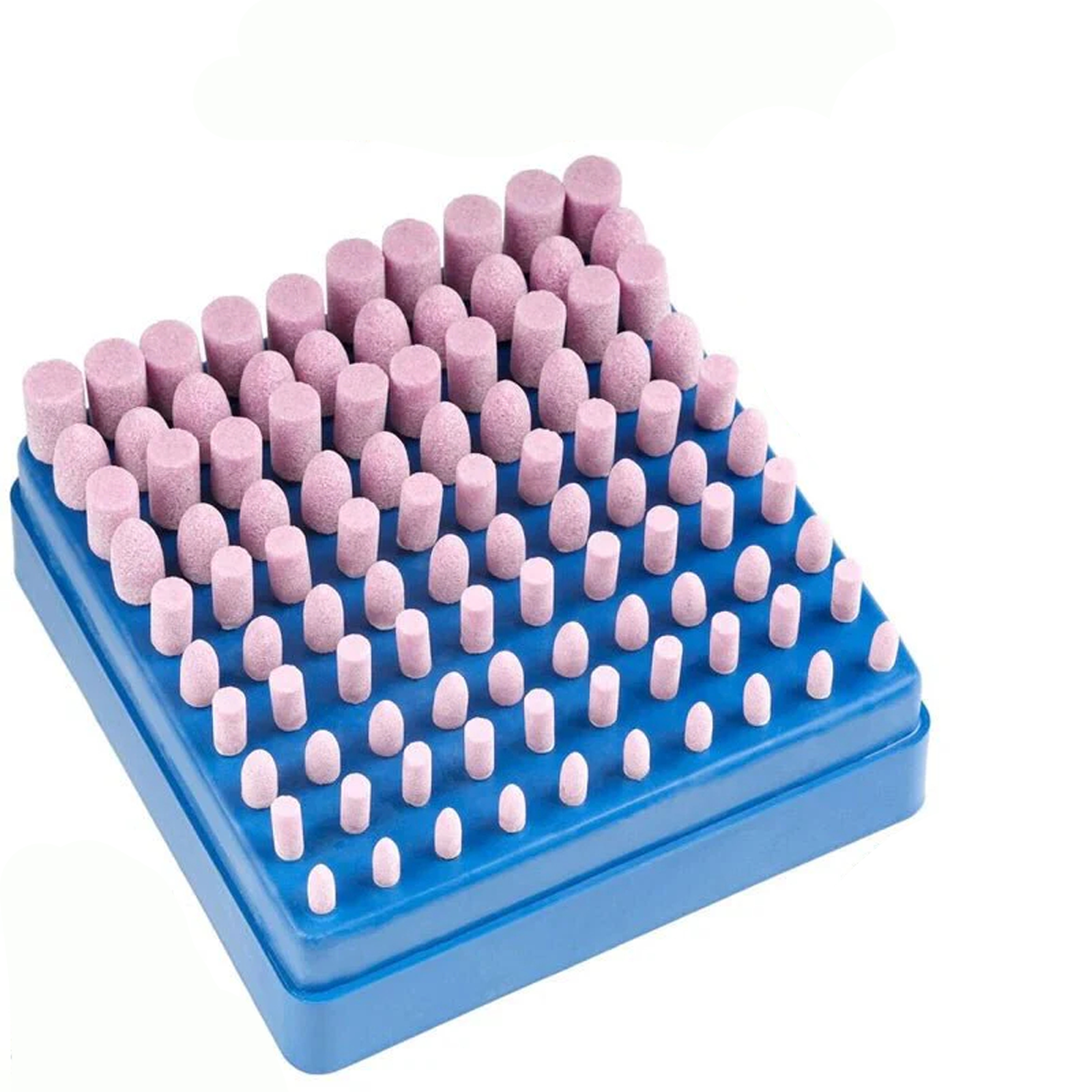 100x Rotary Montiert Schleif Schleifen Stein Punkt Rad Bits Set Für Dremel Werkzeug