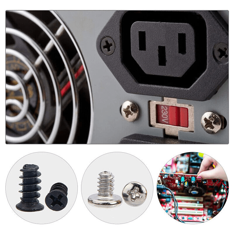 332pcs PC Screw Spacing Set Kit for Computer Case Hard Drives Motherboard Cooler - HomeDIYer