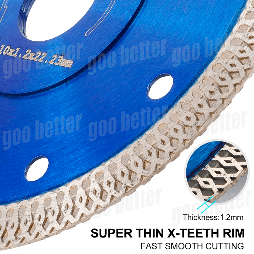 105/115/125MM Turbo Diamond Saw Blade Tile Cutting Disc 3 Size Angle Grinder - HomeDIYer