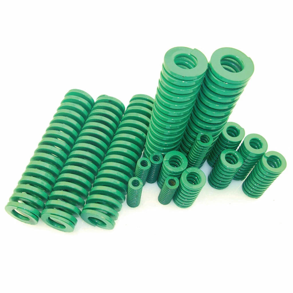 Die Springs OD 8-40mm Heavy Duty Load Green Compression Mould Spring All Sizes