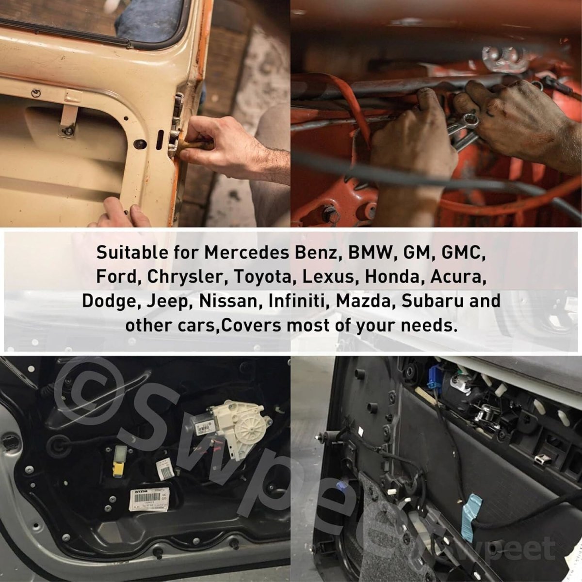 Auto Car U - Clip U Nut and Screw Assortment Kit for Car Dash Door Panel Interior - HomeDIYer