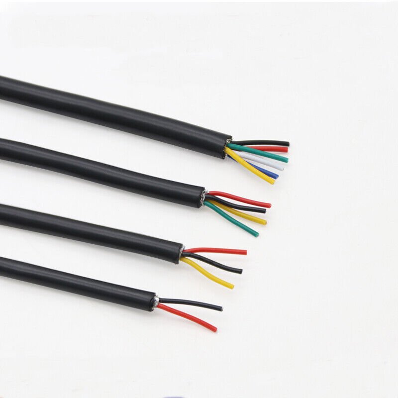22/24/26 AWG Shielded Wire UL2464 Audio Headphone Signal Cable 2/3/4/5/6/8 Cores - HomeDIYer