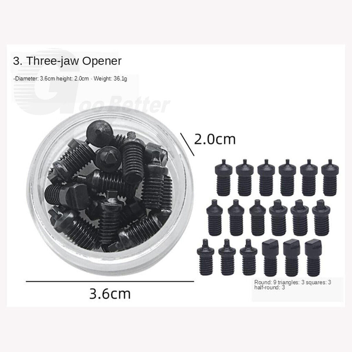 19x Watch Repair Tool Back Case Opener New Wrench Maker Screw Cover Remover Kit - HomeDIYer