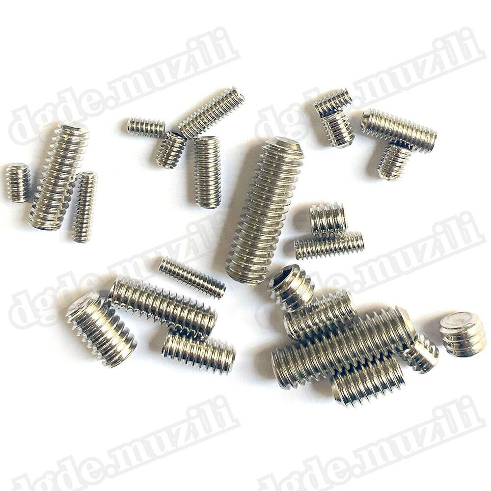 220 Pcs Set Screws Assortment M3 - M8 Stainless Steel A2 Hexagon Socket Grub Screws - HomeDIYer