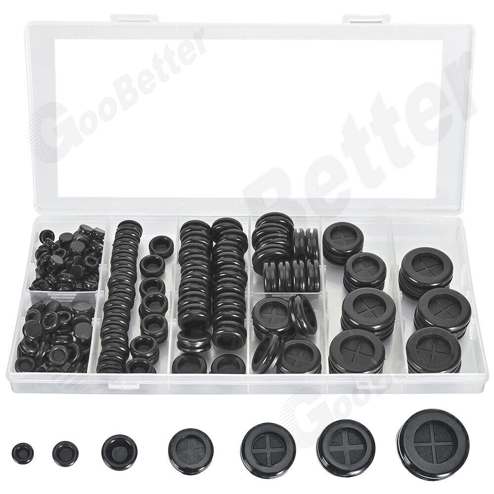 170pcs 5 - 20mm cable gland body plugs rubber grommets rubber plugs car - HomeDIYer