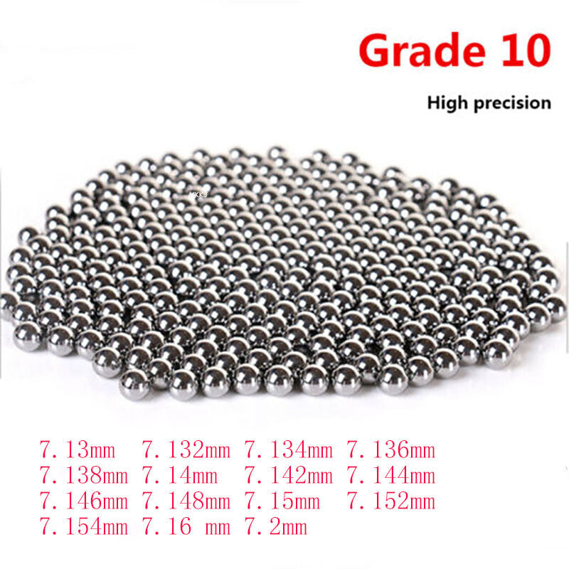 Steel balls on a white background highlighting their spherical perfection