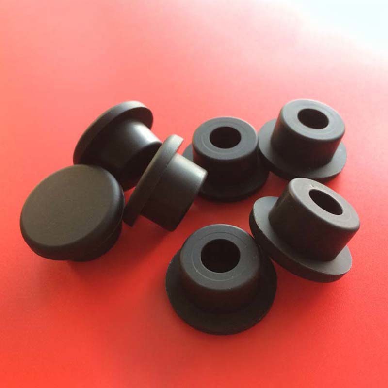 Black Hole Plug Silicone Rubber Blanking End Caps Seal Stopper Bung 10mm ~ 29mm