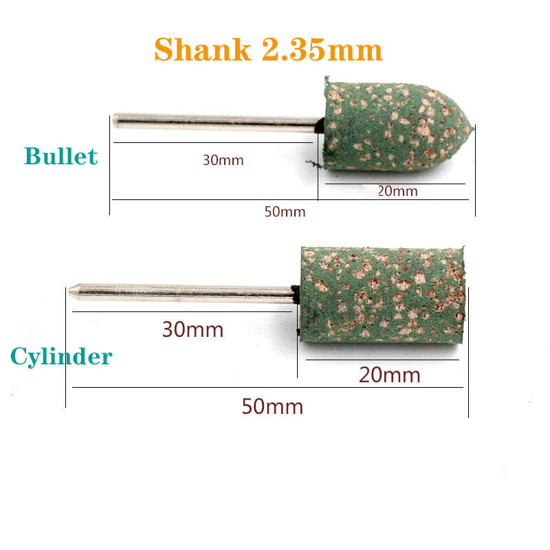 3-25mm Grinding Wheel Polishing Mounted Head Rotary Tool Dremel Shank 2.35/3mm