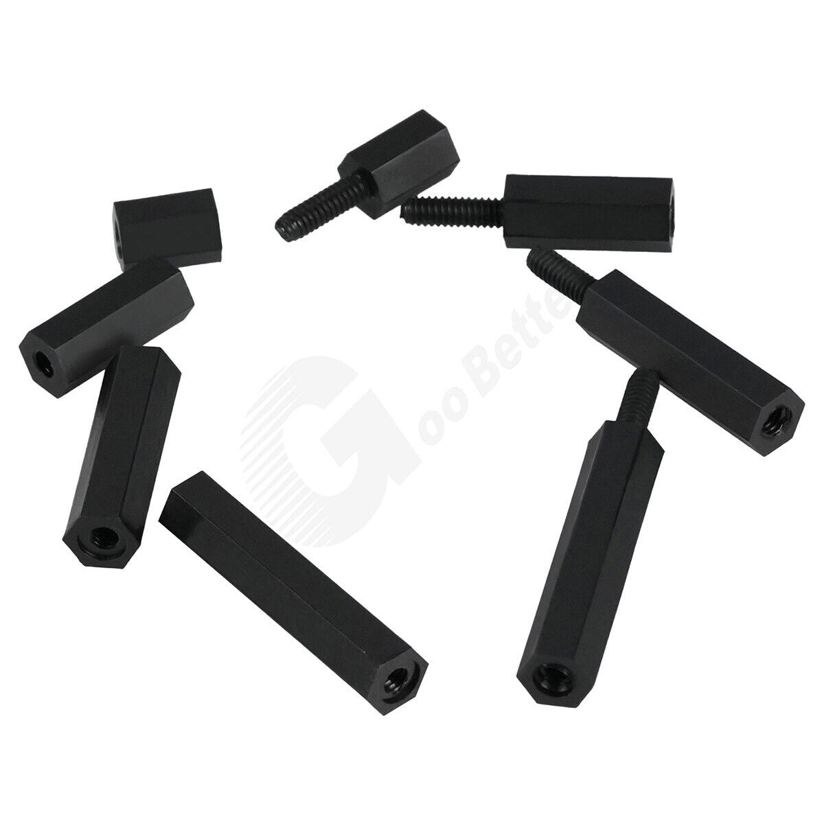 320Pcs M2 Nylon Male Female Hex Column Standoff Spacer PCB Board Screw Nut Kit - HomeDIYer