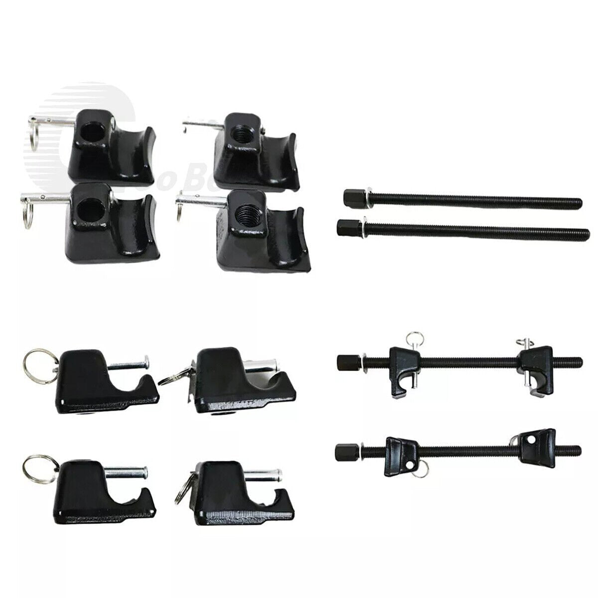 2x 325mm spring compressor car lowering universal strut tensioning tool set - HomeDIYer