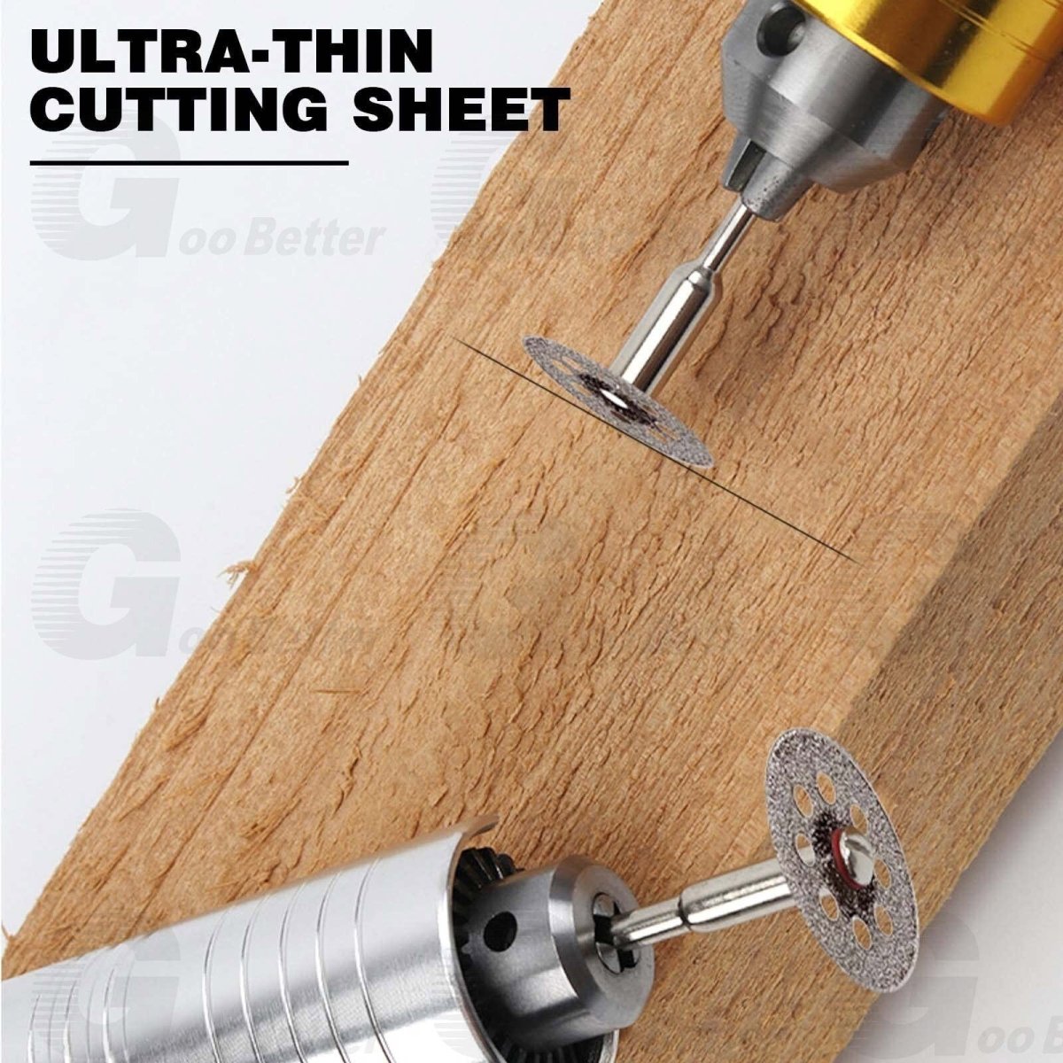 50pcs Diamond Cutting Wheel For Dremel Rotary Tool Die Grinder Metal Cut Off Disc - HomeDIYer