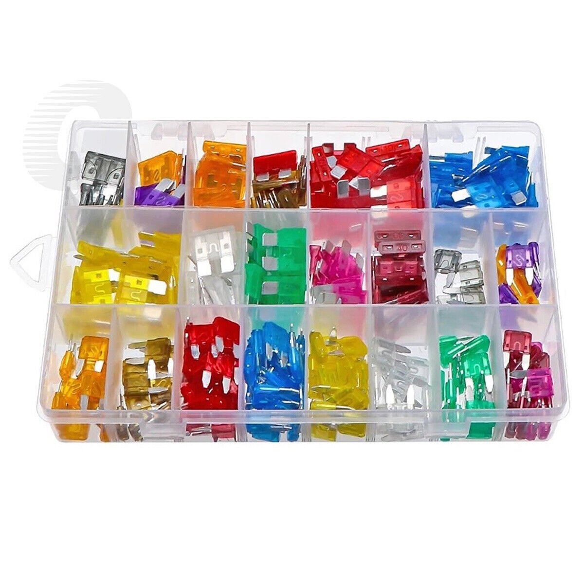 300Pcs Mini Blade Flat Fuses 2 - 40 Amp Assortment Kit for Car Van Bike Fuse Boxed - HomeDIYer