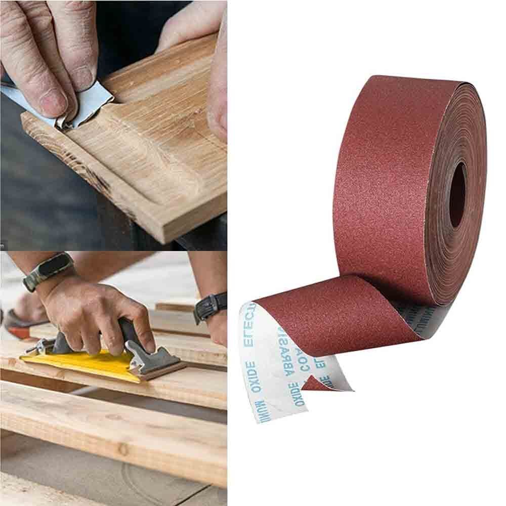 4.5" 60 - 600Grit Sandpaper Roll Abrasive Sand Paper Metal Sanding Sheets 5M - HomeDIYer