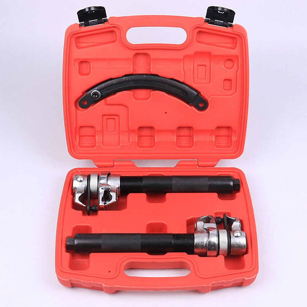 Heavy Duty Coil Spring Set Compressor Strut Suspension Clamp With Safety Bracket - HomeDIYer