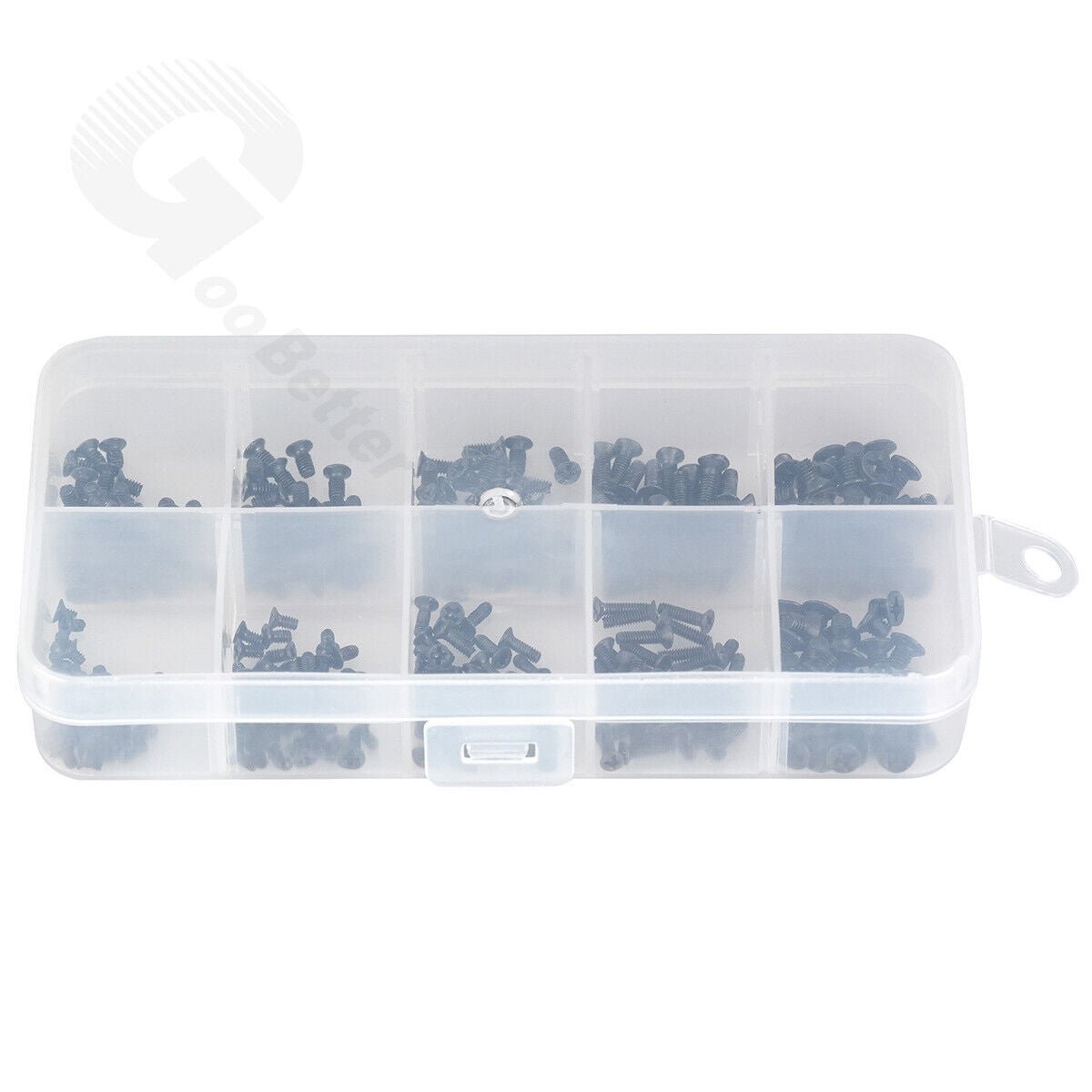 300Pcs M2/M2.5/M3 Cross Head Countersunk Screw Black Set for Computers Notebooks - HomeDIYer