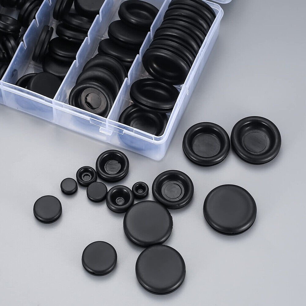170 x Rubber grommet set blind plug rubber plug sealing cap body plug - HomeDIYer