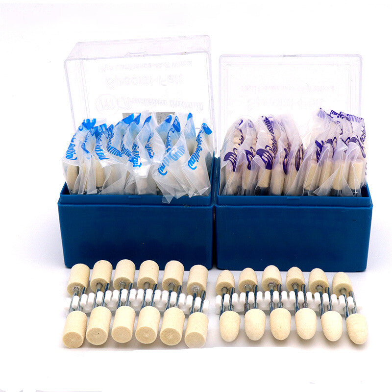 3mm-12mm Felt Polishing Buffing Wheel Rotary Tool Bullet&Cylinder 2.35/3mm Shank