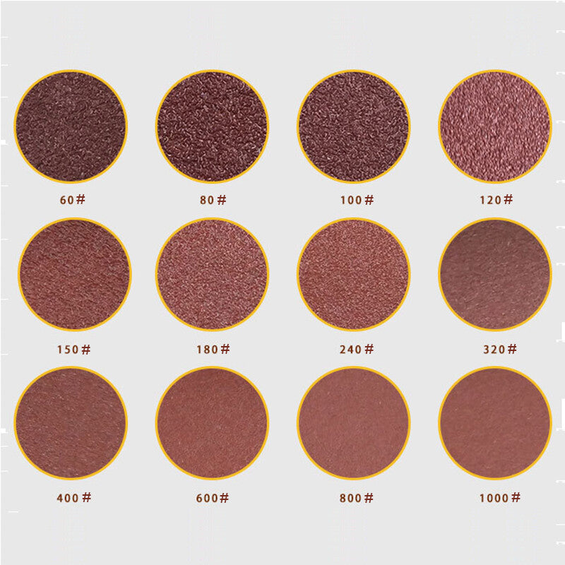 100mm - 4" 4 inch Sanding Discs 60# - 1000# Grit Sander Pads Sandpaper