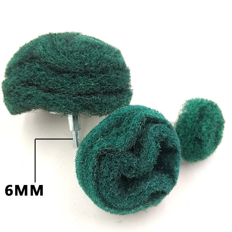 Nylon Fiber Polishing Mushroom Wheel Dome Sanding Mop Buffing Pad 6mm Shank