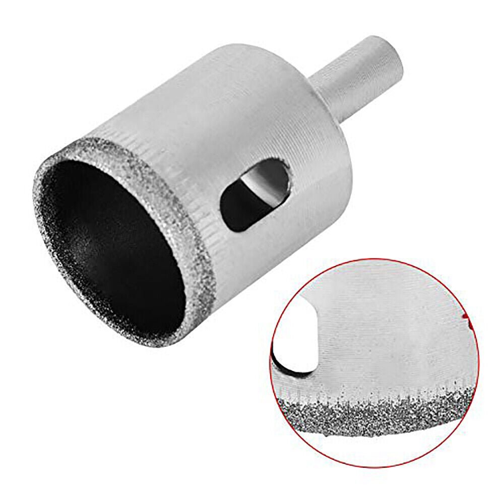 15 pcs diamond drill bit set hole drill 6mm - 50mm for glass marble granite - HomeDIYer