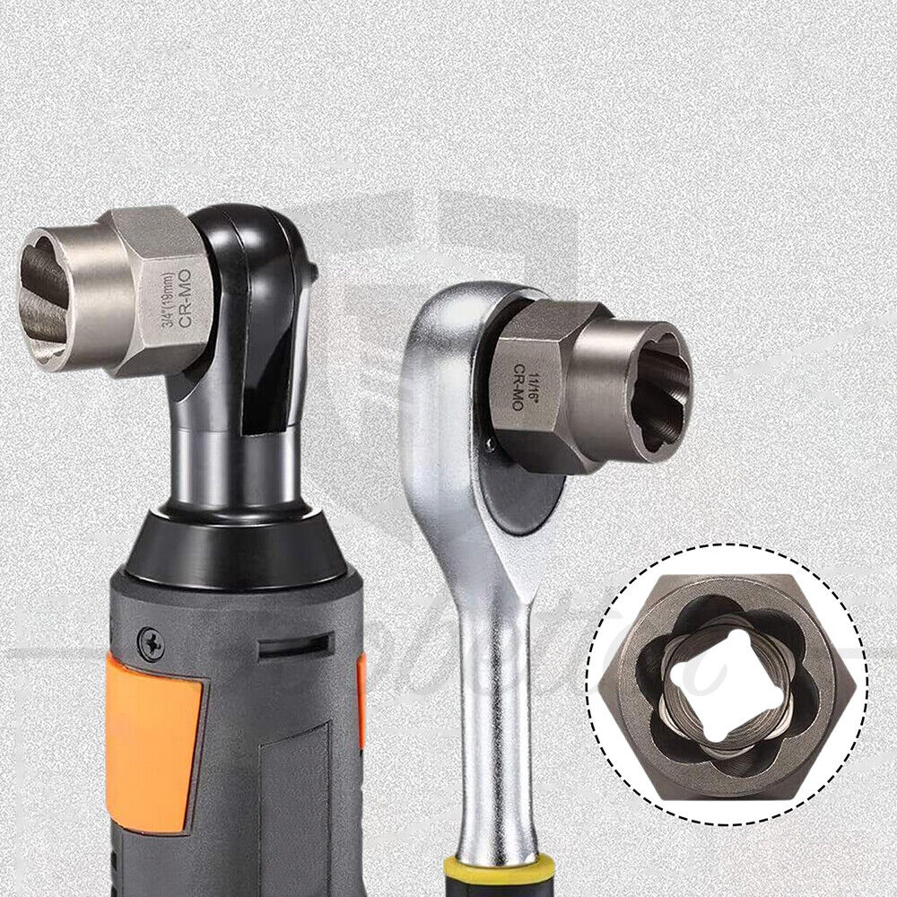 14Pcs Impact Bolt & Nut Remover Set Screw Bolt Nuts Extractor Socket Set Tool - HomeDIYer