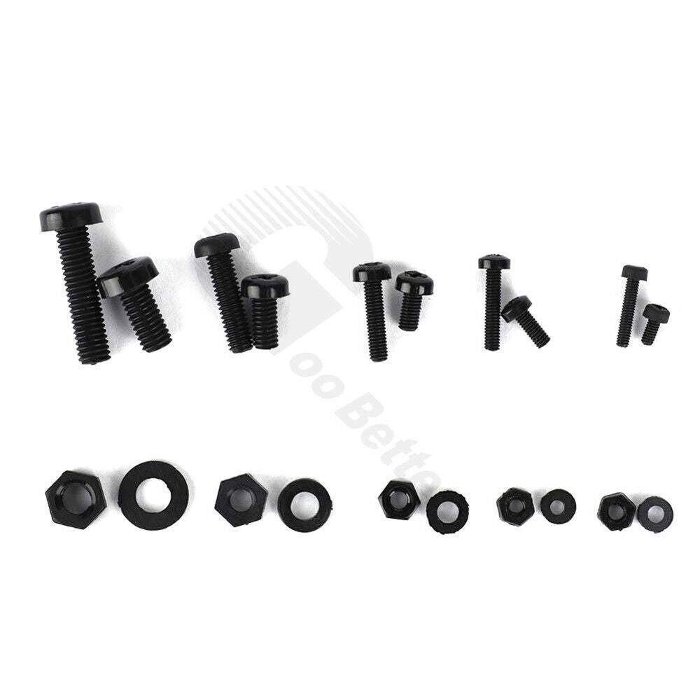 150Pcs M2 - M5 Nylon Phillips Pan - Head Screws Bolt Spacer Nuts Set - HomeDIYer