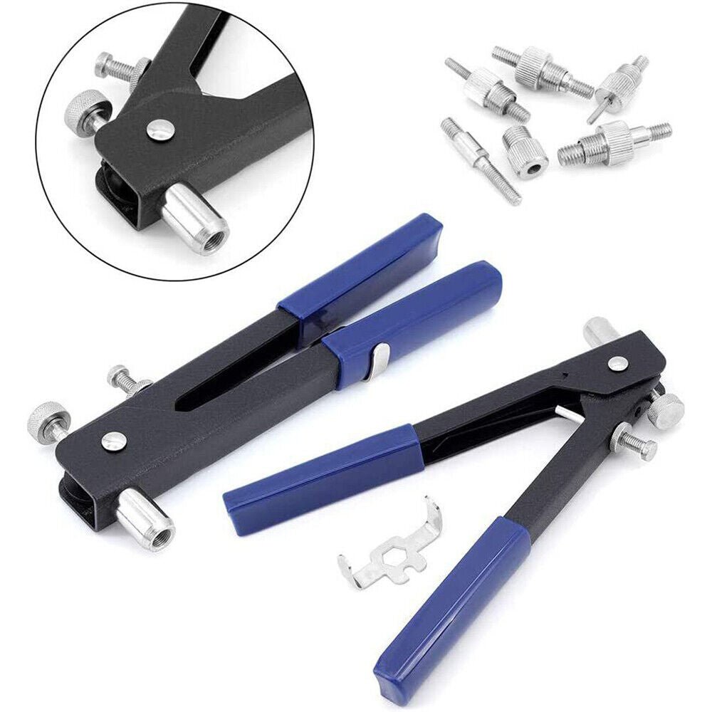 86PCS rivet nut pliers set M3 - M8 threaded rivet nuts with rivet pliers - HomeDIYer