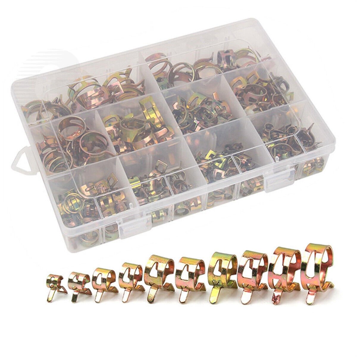 100x fuel hose hose clamp 6 - 22mm fuel line clamp set - HomeDIYer