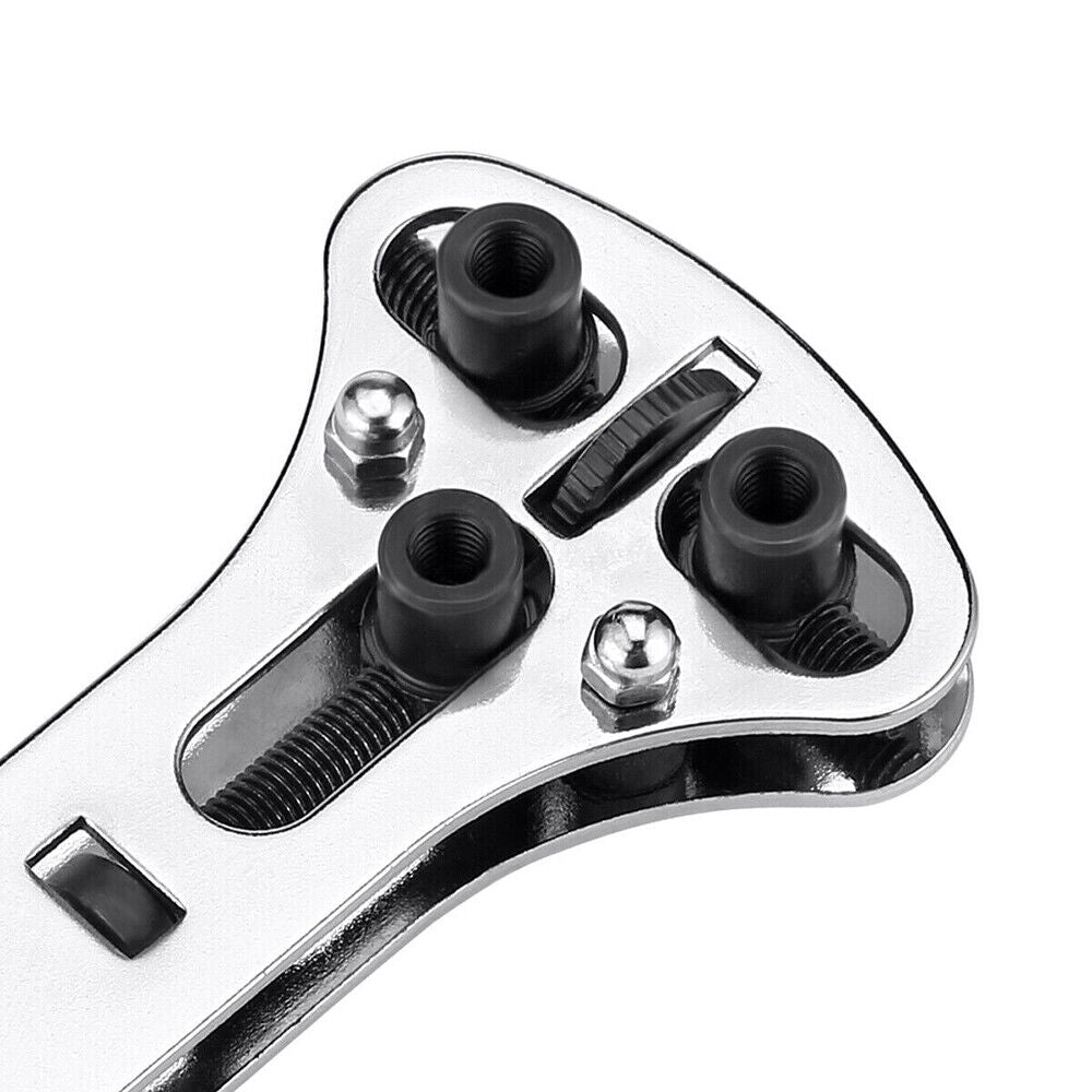 Watch Back Case Opener Screw Wrench Cover Remover Battery Change Repair Tool Kit - HomeDIYer